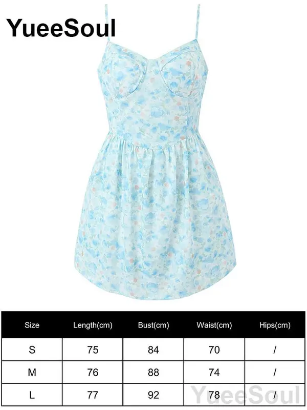 Blue Printed Mini Dress 2026 Summer New Elegant Party Birthday Evening Dresses Y2K Sweet Cute High Street Casual Women Dress — image 31