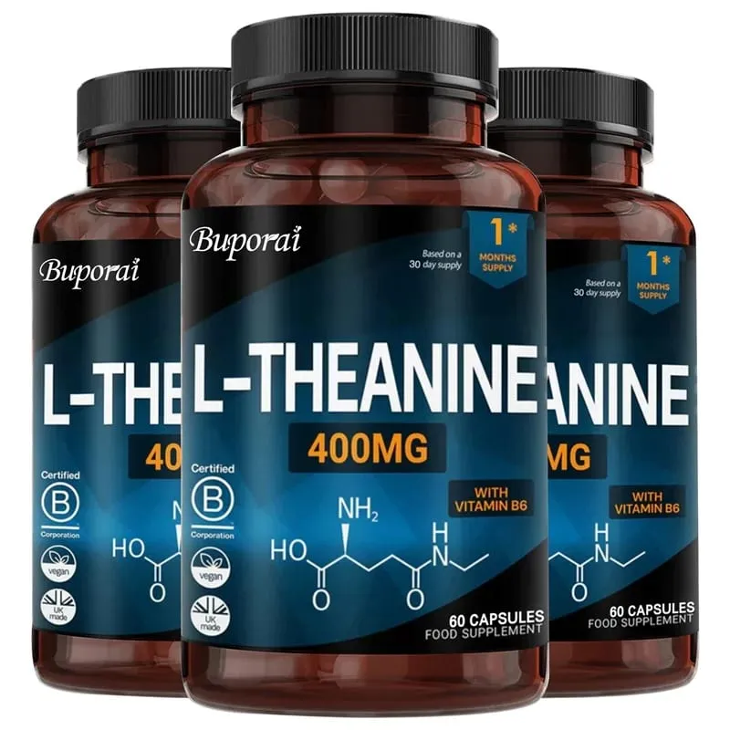 L-Theanine 400MG - Improve Mood and Reduce Anxiety Enhancing Concentration and Cognitive Function — image 11
