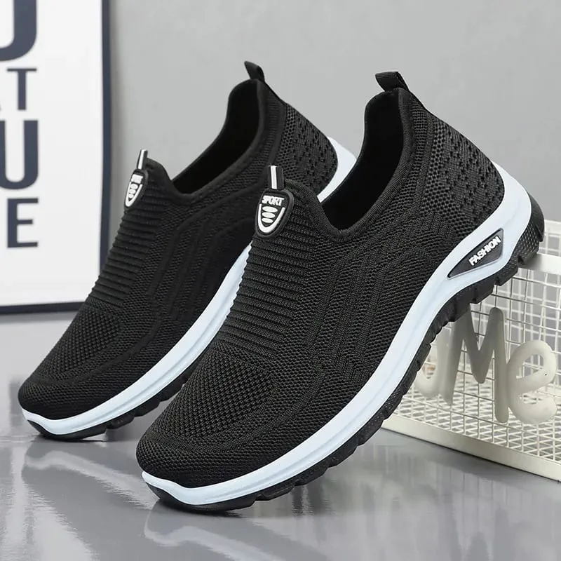 Men Casual Shoes Breathable Sneakers Mens Lightweight Walking Running Shoes Slip on Loafers for Couple Zapatillas Hombre Size 44 — image 1