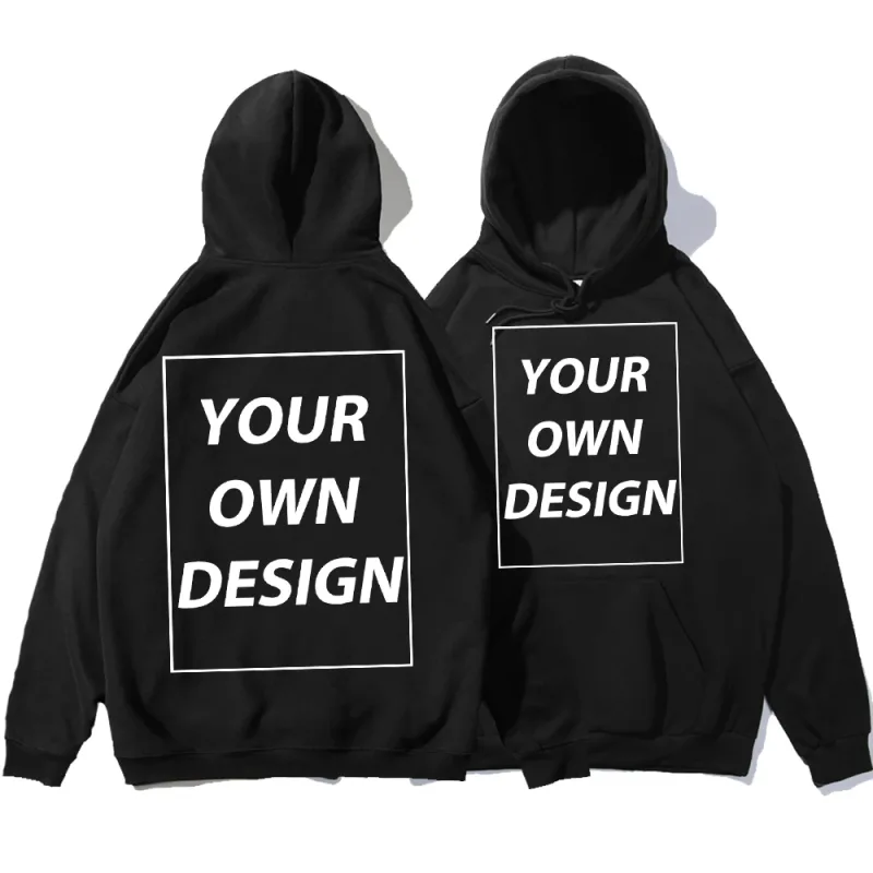 カスタマイズされた DIY プリント男性女性秋冬パーカーカジュアルクラシックプルオーバーシンプルで快適なストリートソフト暖かいスポーツ服 — image 3