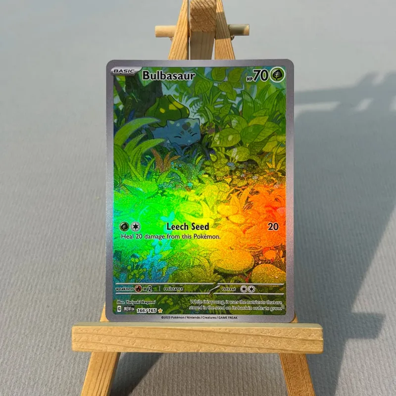 MEW PTCG13-003 Tcg proxy PKM Cards Charizard ex Bulbasaur Charmeleon Rare Collection Battle Toys Gifts for Hobbies home play