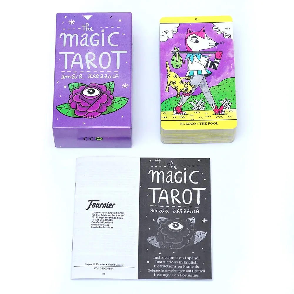 España The Magic Tarot Cards in Spanish Version Board Game Divination Deck for Beginners Oracle Cards Tarot Deck Family Party — image 3