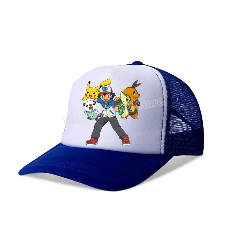 Pokemons Baseball Cap Pikachu Charizard Gengar cartoon Peaked Hat Kid Adult Summer Outdoor Sport Hat Boy Casual Fashion Cap Gift — image 30