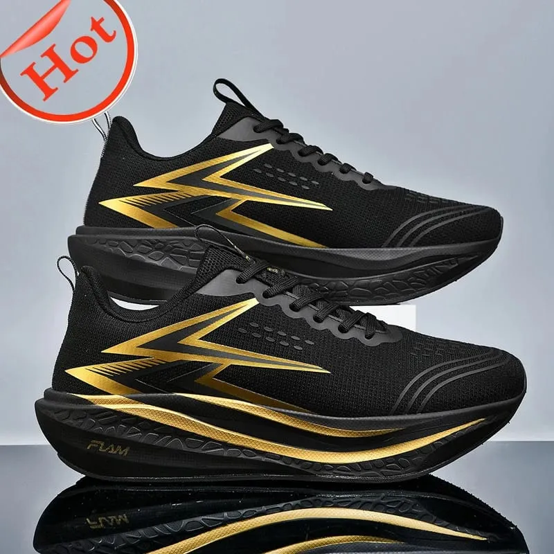 Men Running Shoes Speciality Marathon Sports Breathable Lightweight Carbon Board Women's Trend Athletic Sneakers Women Christmas