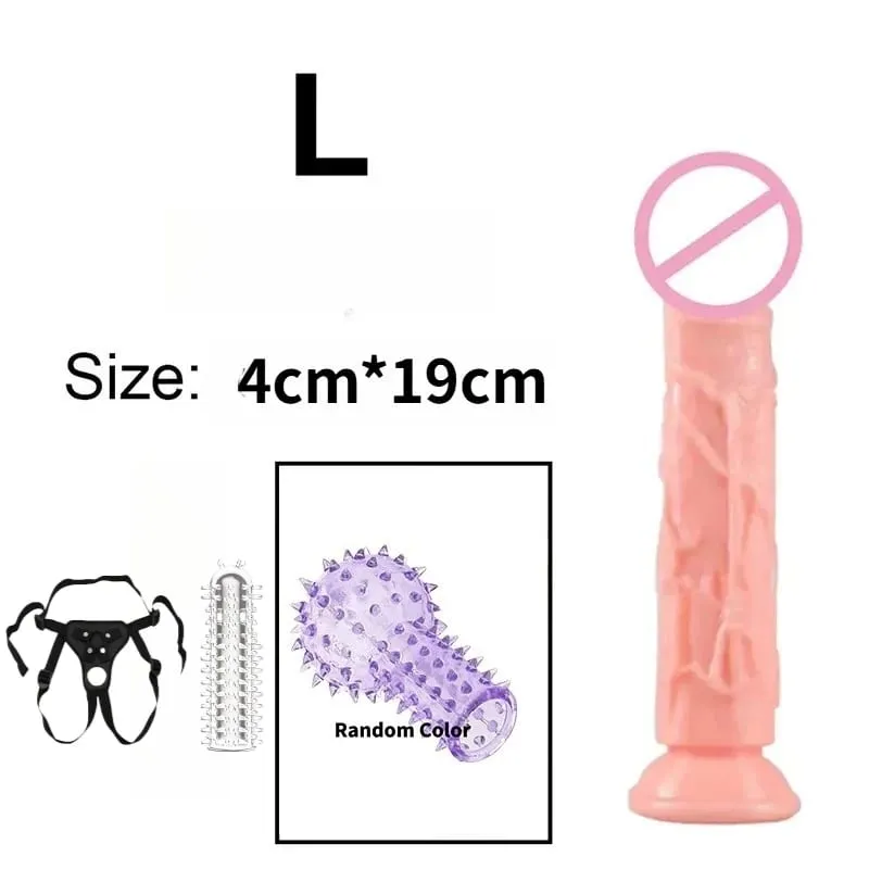 Cheap Realistic 5 Sizes Butt Plug Dildo Man Women Penis Suction Cup Anal Sex Toys Gay Suction Cup Big Dick Vaginal Masturbators