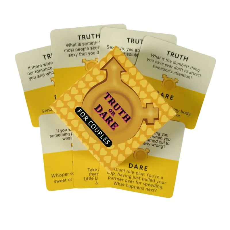 Mini tamanho verdade ou desafio jogo de cartas viagem trivia nome que sintoniza quão bem você me conhece Riddle Me este jogo para jogar em festa — image 3