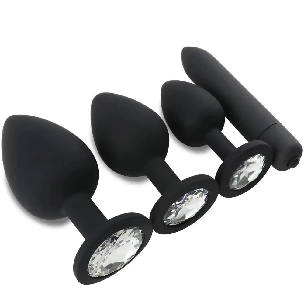 Soft Silicone Anal Butt Plug Men Prostate Massager Adult Gay Products Ass Stuffed Mini Bullet Vibrator Sex Toy for Couples Goods — image 1