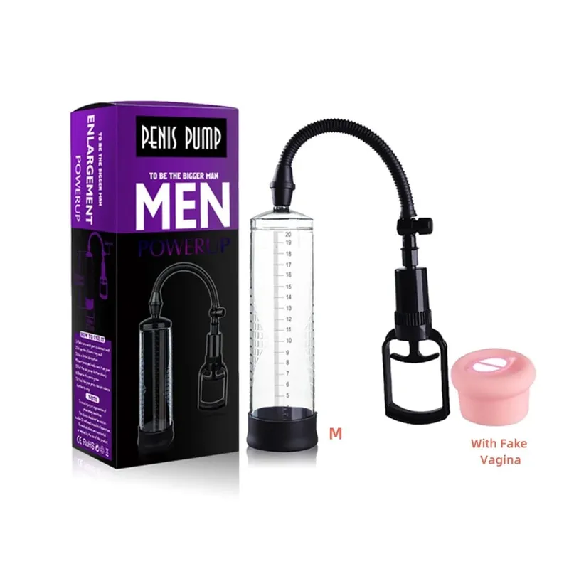 Penis Pump Vacuum Enlargement Trainer 3 Sleeves Silicone Male Enhancement Stamina Exercise Reusable Adult Sex Toy With Gauge — image 10