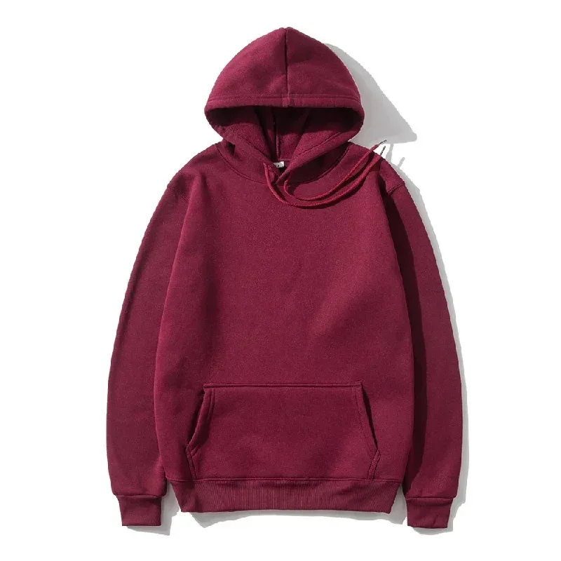 Men's Hoodies Women Pullover Spring Autumn Casual Hoodie Sweatshirts Solid Color Hoodies Oversize Black Sweatshirt For Male — image 20