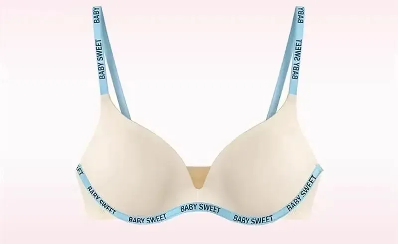 Trendy Dopamine Multicolor Seamless Bra Panty Set Sexy Push Up Small Bust Lift Wireless Soft Support Daily Party Plus Size 32-38