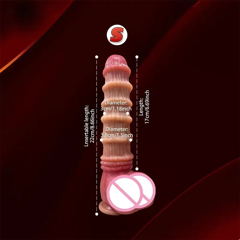 Knot Dildo Silicone Penis G-spot Stimulation Monster Dildo Anal Plug for Women Dragon Dildos Prostate Massager Female Sex Toys
