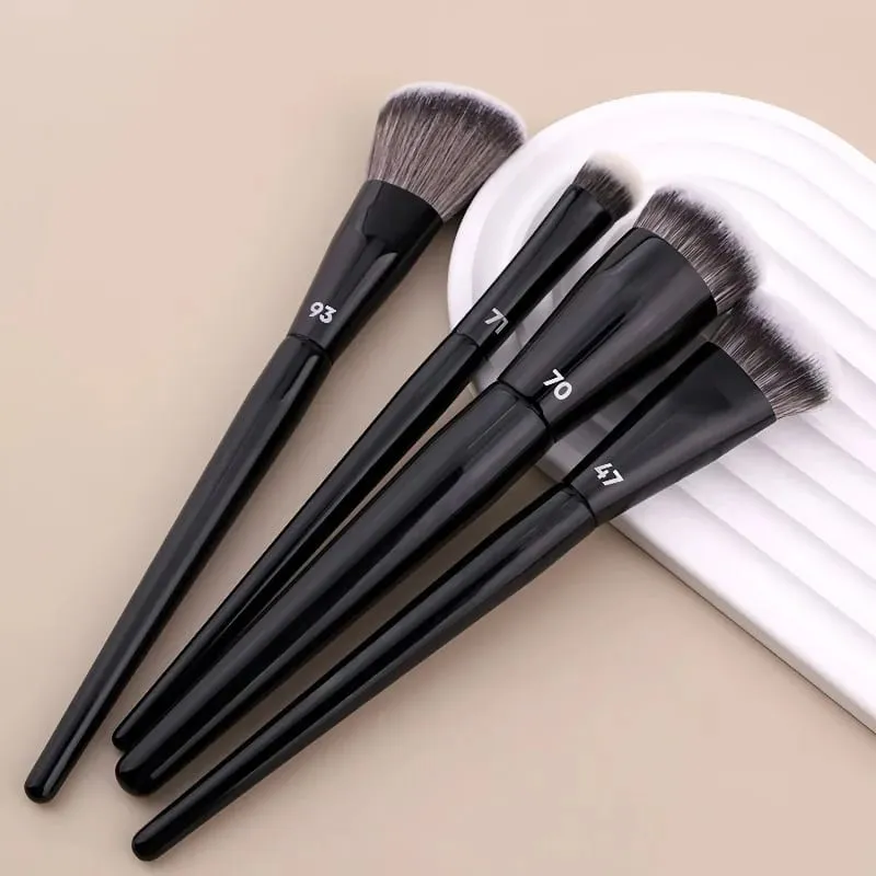 Professional Face Makeup Brushes Broom Foundation Concealer Brush Liquid Cream Blending Blusher Contour Cosmetic Make Up Tools