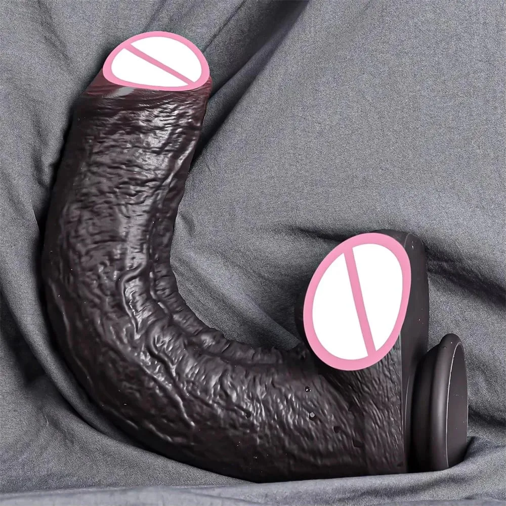 Realistic Long Dildo Black Anal Plug Zabawki Erotyczne Big Penis Butt Plug Long Dick Sex Toys for Women Men Phallus Anal Dilator — image 4