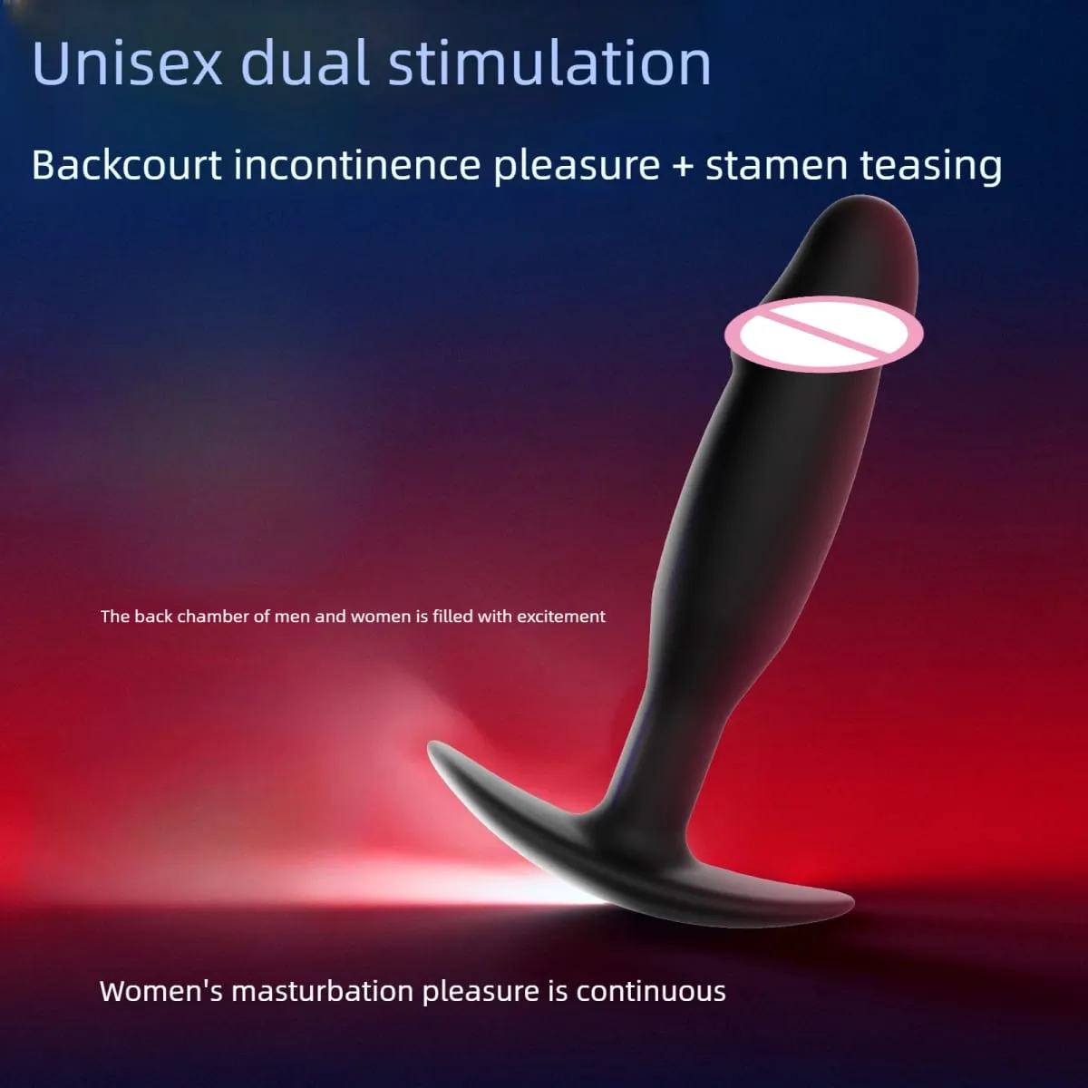 1 Piece Silicone Anal Plug Anal Dilator Soft Butt Plug for Men Women and Couples Sex Toys for Men and Women