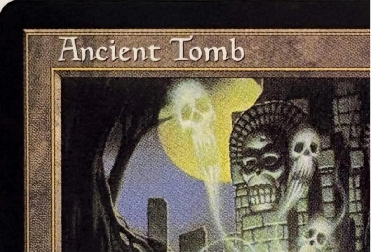 LK8 Ancient Tomb Phyrexian Tower City of Traitors Mana Confluence Urza's Saga High-Quality TCG Proxy Cards (Black-Core)