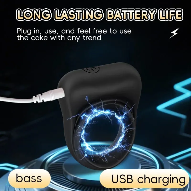 Vibrating Cock Ring with Clitoral Stimulator 10 Vibration Modes Male Vibrator Remote Control Adult Toy for Couples Men Sex Toys