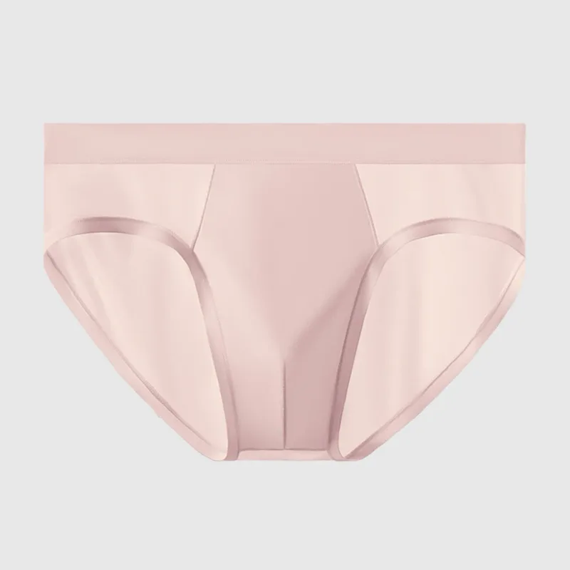 Men Ice Silk Seamless T-Back Mesh Sheer Brief Underwear Ultra-Thin Lingerie Mid Rise Calcinha Cool Extreme Men's Panties Classic