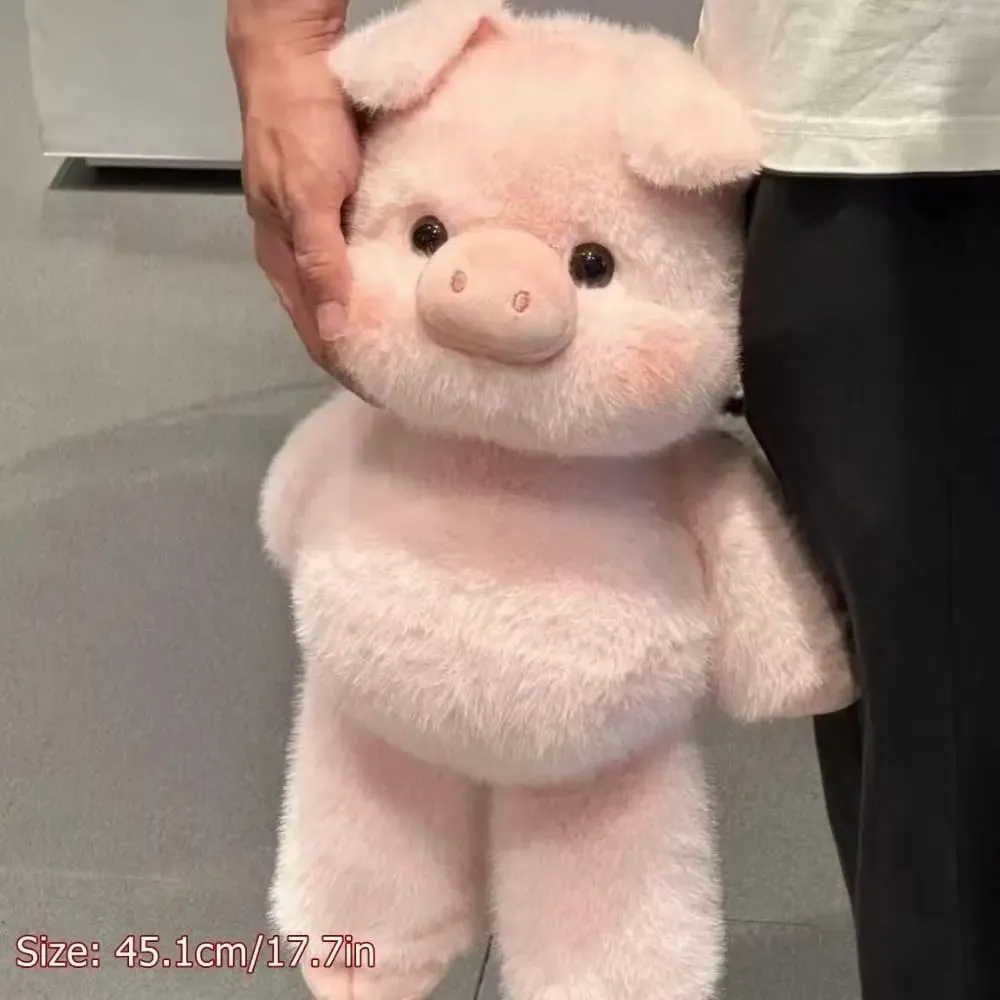 New Creative Gift Soft Pig Stuffed Animal Plush Pillow Cute 17.7inch Stuffed Animals Plush Emotional Support Plush Pillow
