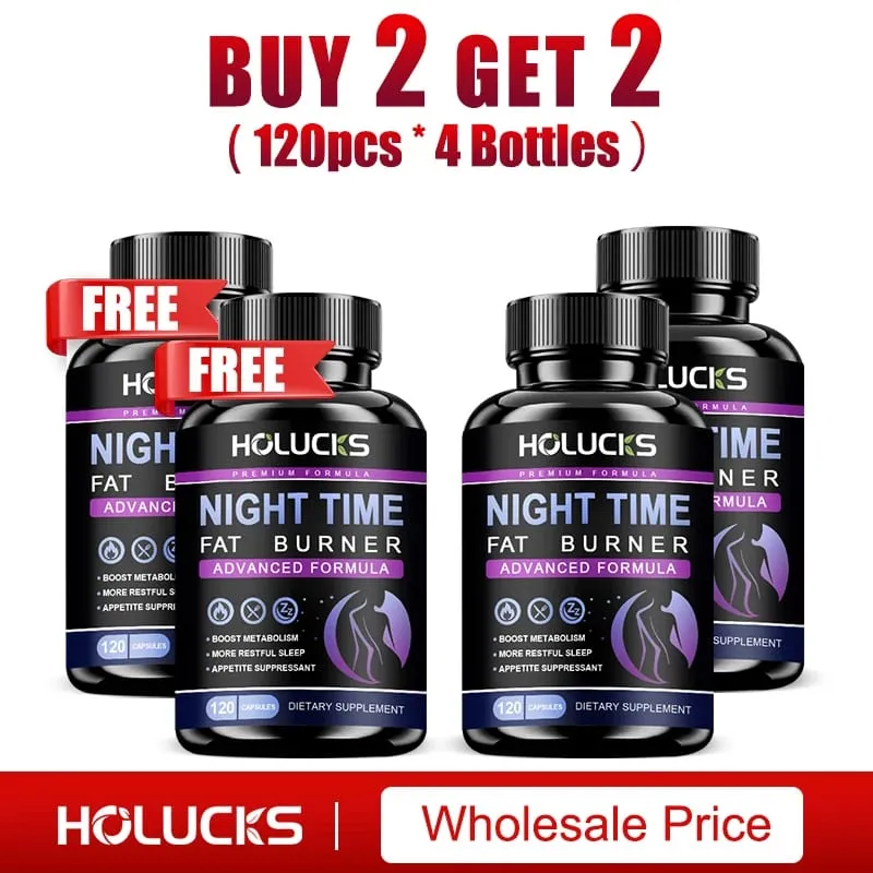 Buy 1 Get 1 Free! Pure Night Time Fat Burner Supplement for Balances Hormones Reduces Stress Eating & Restful Sleep Relax — image 12
