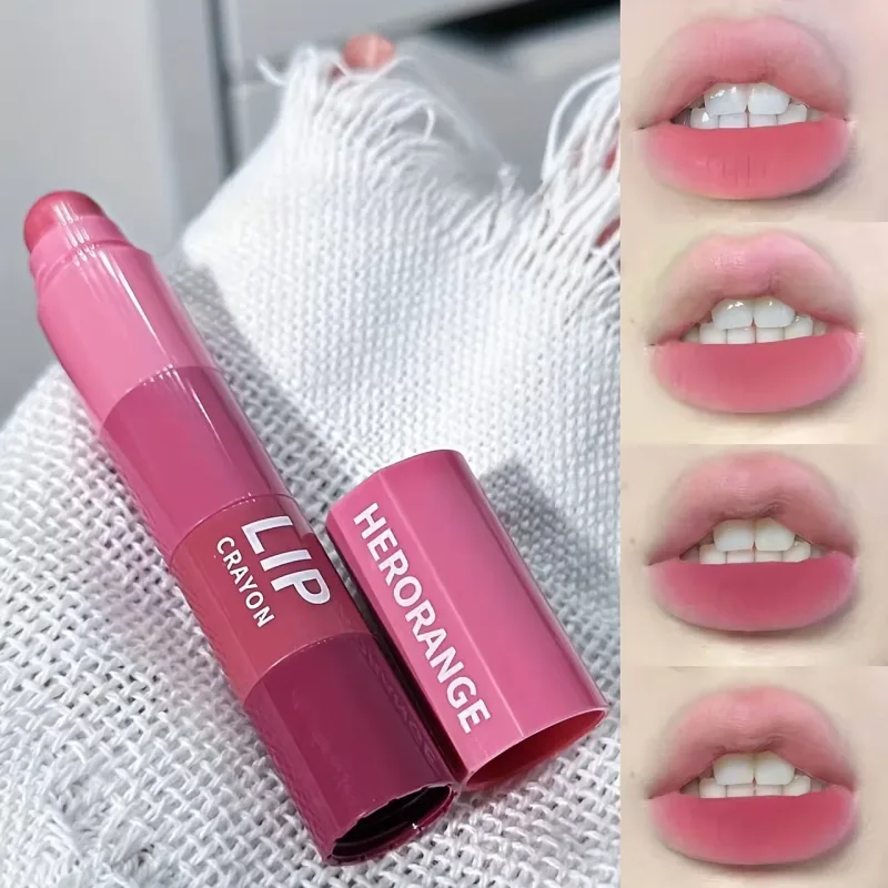 Herorange Mini Bullet Lipstick Four Colors DIY Gradient Matte High Pigment Long Lasting Transfer Proof Portable Lip Makeup — image 8