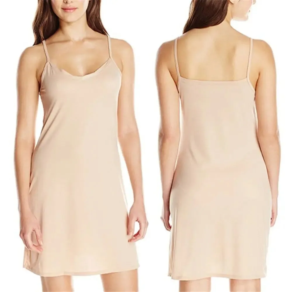 Casual V Neck Backless Slip Under Dress Sleeveless Sling Dress Short Dress — image 2