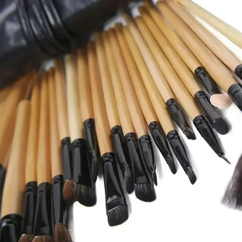 Gift Bag Of 24 pcs Makeup Brush Sets Professional Cosmetics Brushes Eyebrow Powder Foundation Shadows Pinceaux Make Up Tools — image 3
