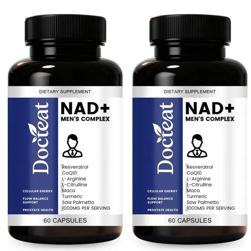 Docteat NAD+ Men's Complex Capsules for Daily Energy Metabolism and Circulatory Support Male Vitality Balance 60 Capsules — image 8