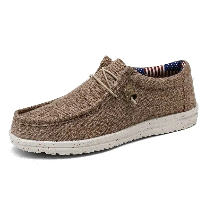 Men's Mesh Loafers Autumn Mens Vulcanized Shoes Breathable Lightweight Hiking Outdoor Sports Shoes Zapato Abierto Scarpa Aperta