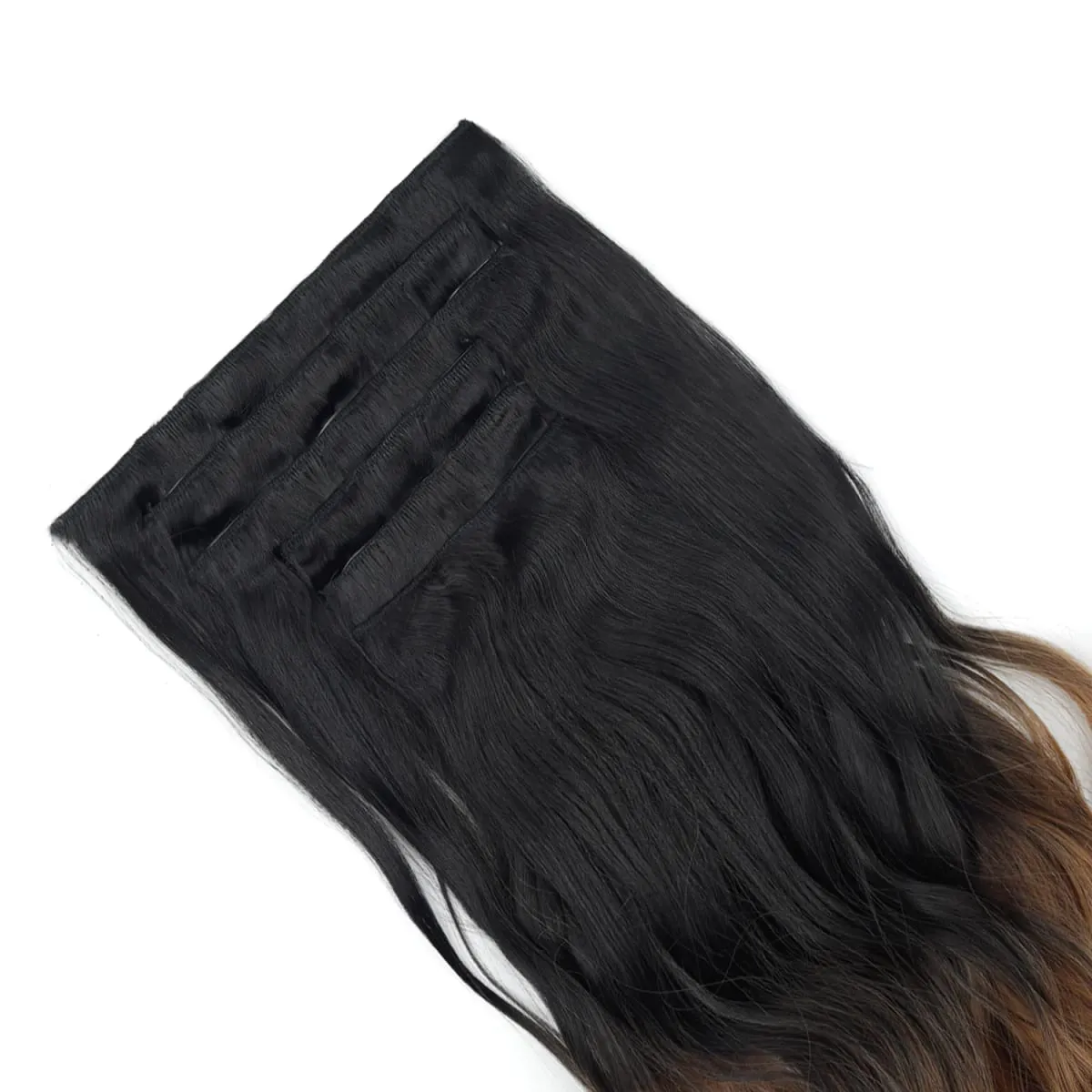 Clip In Hair Extensions 6pcs Full Head Long Wavy Curly Hairpieces Colorfull Synthetic Hair for Women’s Daily & Party Styling