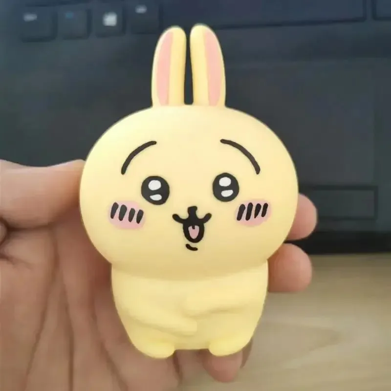 Kawaii Chikawa Bedroom Desktop Decoration Hachiware Usagi Cartoon Vinyl Doll Night Light Luminous Toy Surprise Girl Gifts