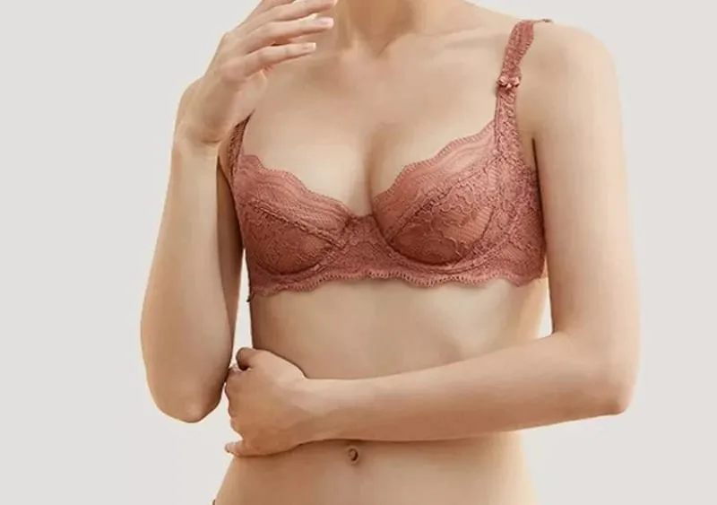 Hàng Mới Về Nữ Siêu Mỏng Victoria Ren Push Up Bộ Nội Y Mềm Mại Tập Hợp Nâng Unpaddle Thoải Mái Thoáng Khí Bộ Đồ Lót Ren