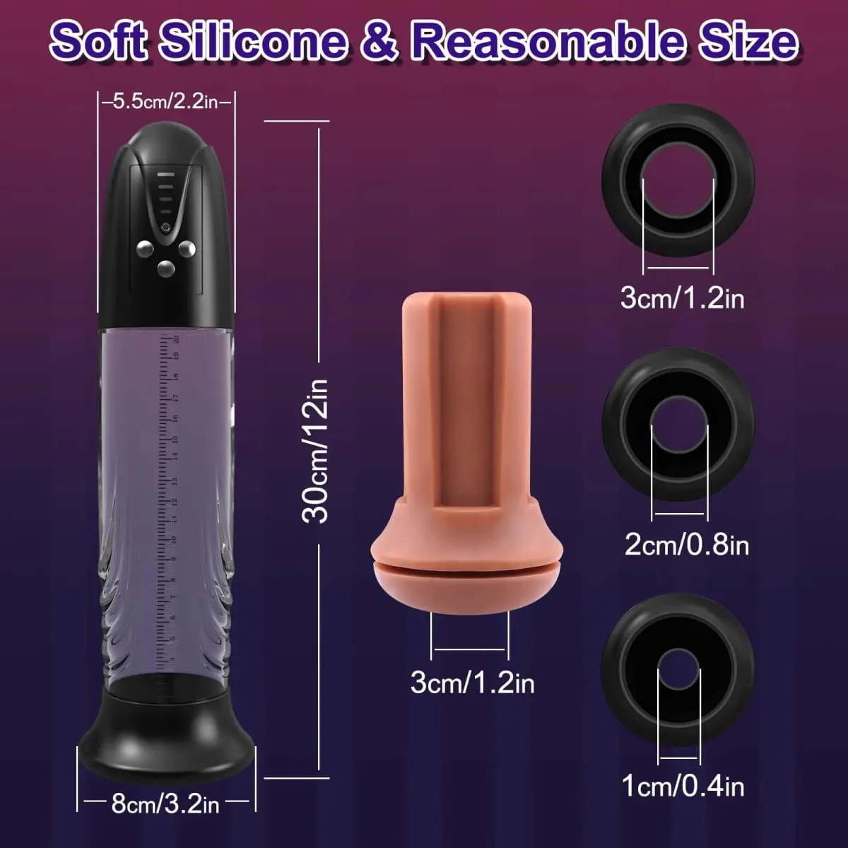 Y-Pao Electric Penis Vacuum Pump Automatic Sucking Cup Real Silicone Pocket Pussy Vibrator Adult Sex Toys for Men
