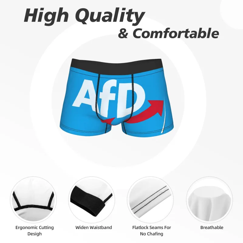代替 Afd ドイツショーツブリーフ下着高品質男性ノベルティボクサーショーツ印刷プラスサイズのパンティー