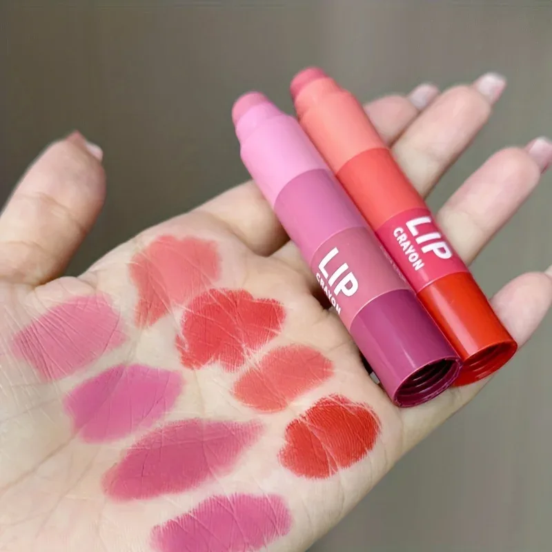 Herorange Mini Bullet Lipstick Four Colors DIY Gradient Matte High Pigment Long Lasting Transfer Proof Portable Lip Makeup — image 7