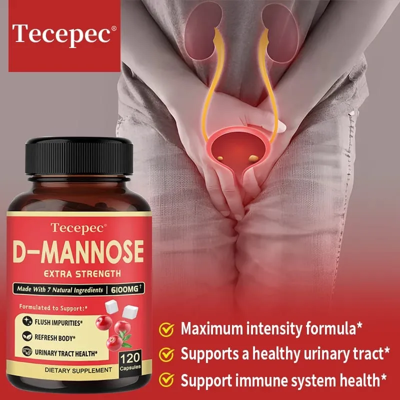 D-Mannose Urinary Tract Health Formula Contains Organic Cranberry and Dandelion To Support Bladder Health and Detoxification — image 4