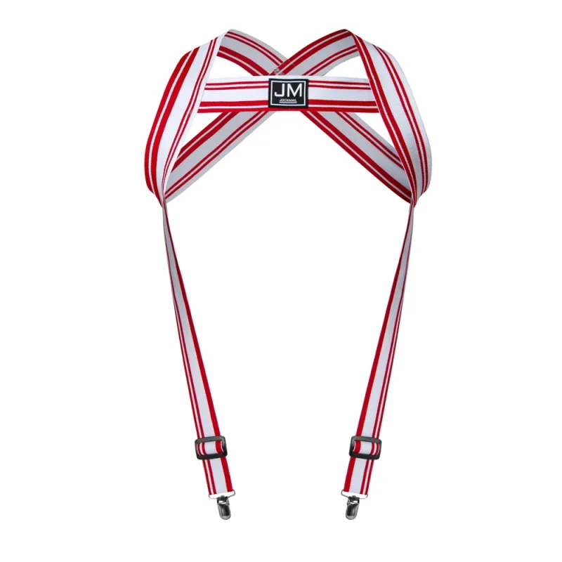 Body Harness Adjustable Elastic Band Detachable Split-type Cotton Men's Sexy Jockstrap Underwear Bodysuit Suspender Jumpsuits