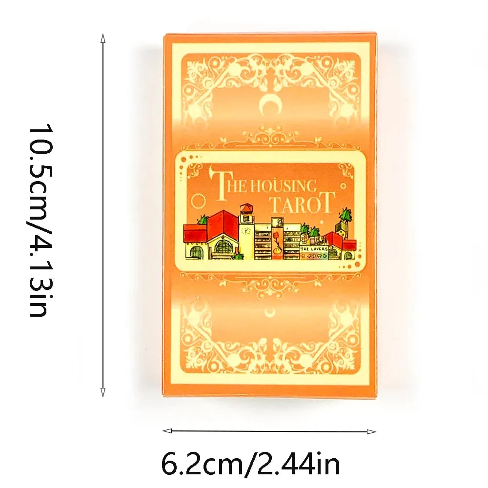 The Housing Tarot Cards 78 Cards English Version Divination Board Games Cards Game Family Gatherings Entertainment Tarot Cards