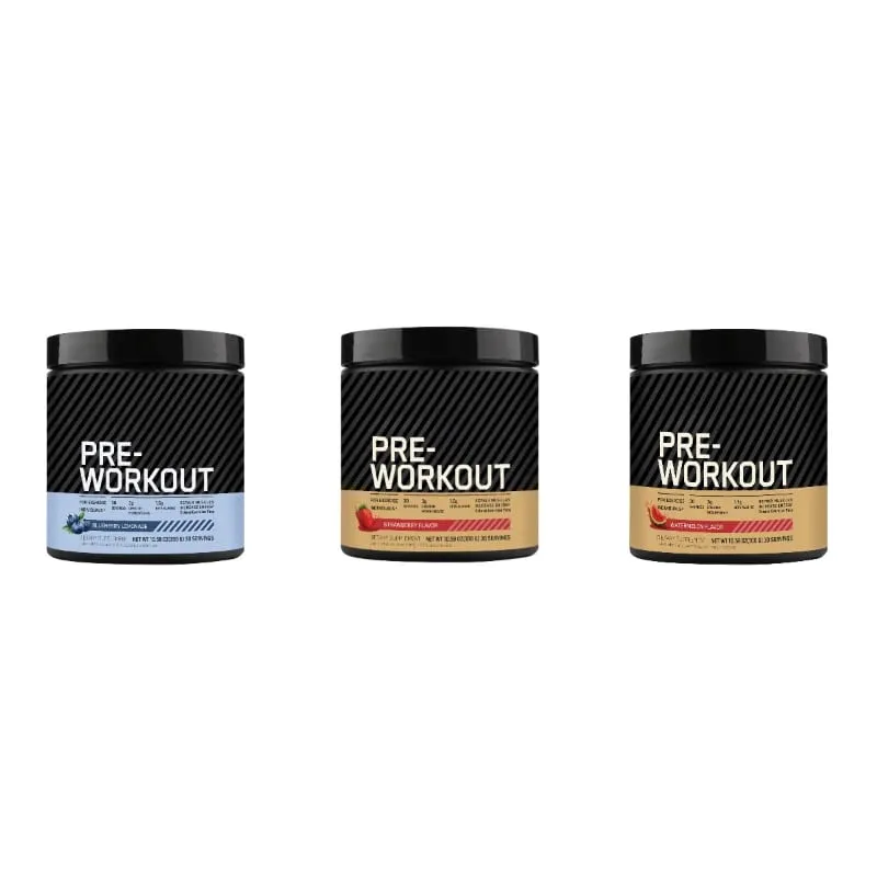 Předtréninkový prášek s kreatinem Beta Alanin L Citrulin Tyrosin Kofein Energie Endurance Focus Support 300 g 30 porcí