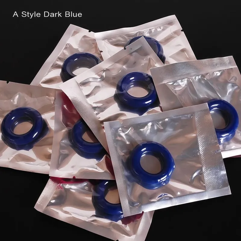 Intimate Goods For Men 5-100PC Ejaculation Delay Silicone Lock Sperm Ring Sex Adult Game Toys Erotic Cock Ring Exotic Accessorie
