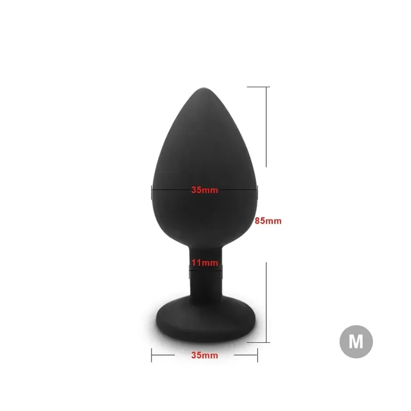 Soft Silicone Anal Butt Plug Unisex Sex Toys Men Prostate Massager Adult Gay Ass Stuffed Anal Trainer Massager for Couples — image 16