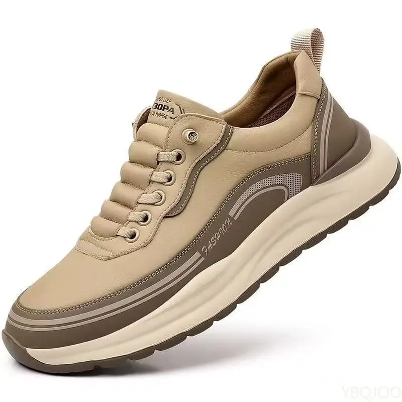 Large size summer new breathable wear-resistant men's shoes casual comfort sneakers men's fashion versatile thick soled shoes — image 6