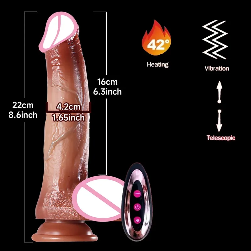 Realistic Dildos Vibration For Women Masturbation Anal Plug Penetration Anal Thrusting Penis Dildo Vibrator Sexy Adult Sex Toys — image 16