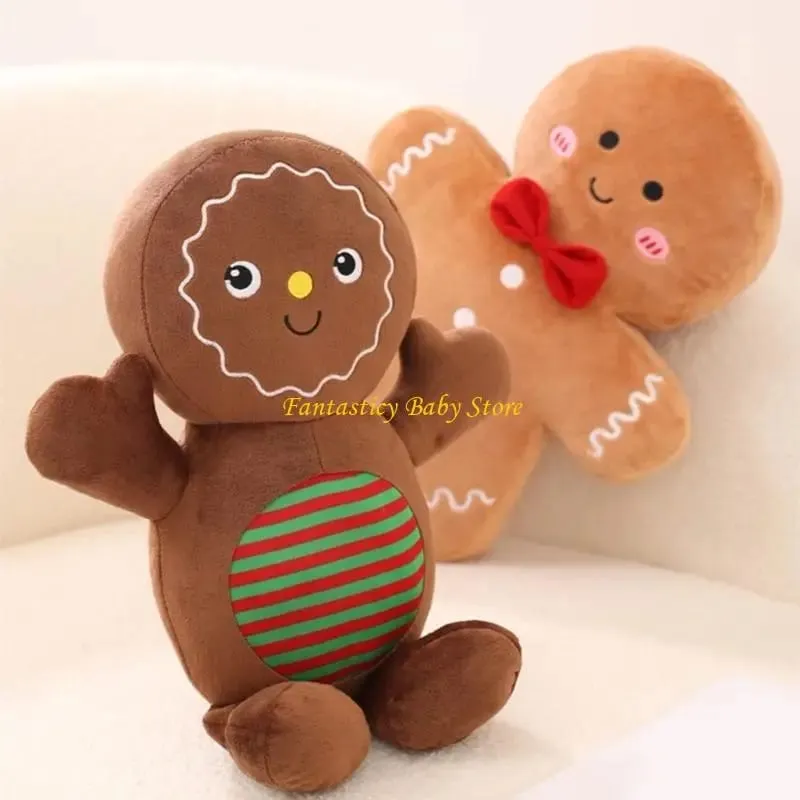 J6BE Dessert Stuffed Plush Pillow for Christmas Decoration Festive Room — image 5