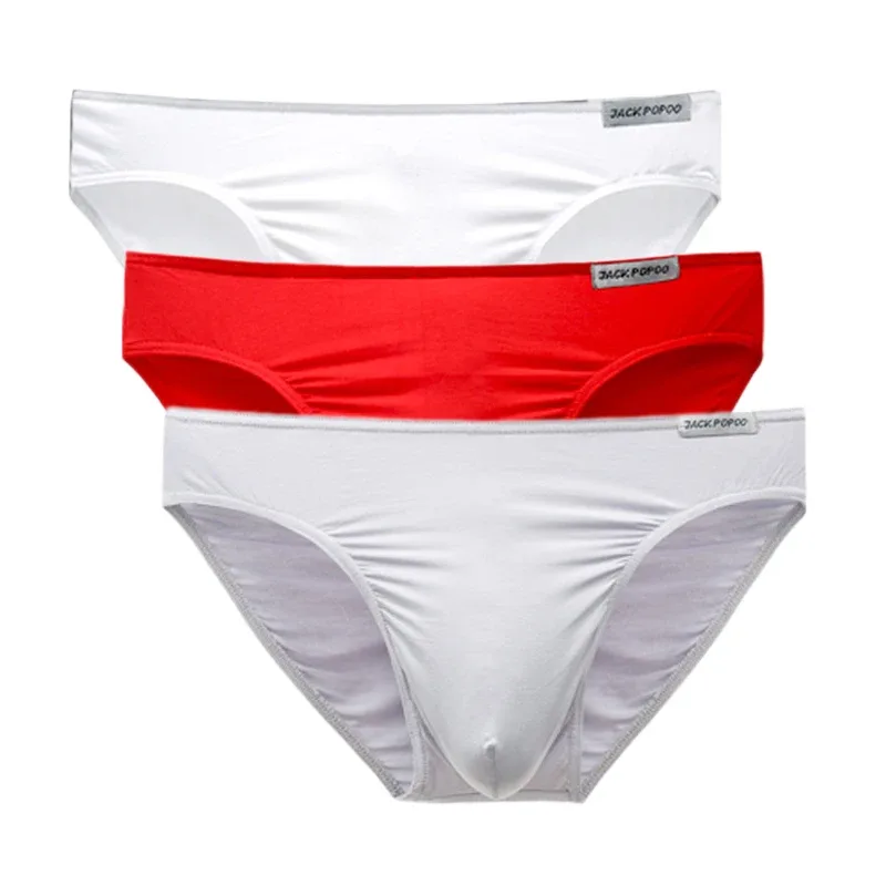 3PCS/Lot Men's Underwear Modal High Quality Soft Briefs Breathable Comfortable Youth Underpants Male Sexy U Bulge Pouch Panties — image 24