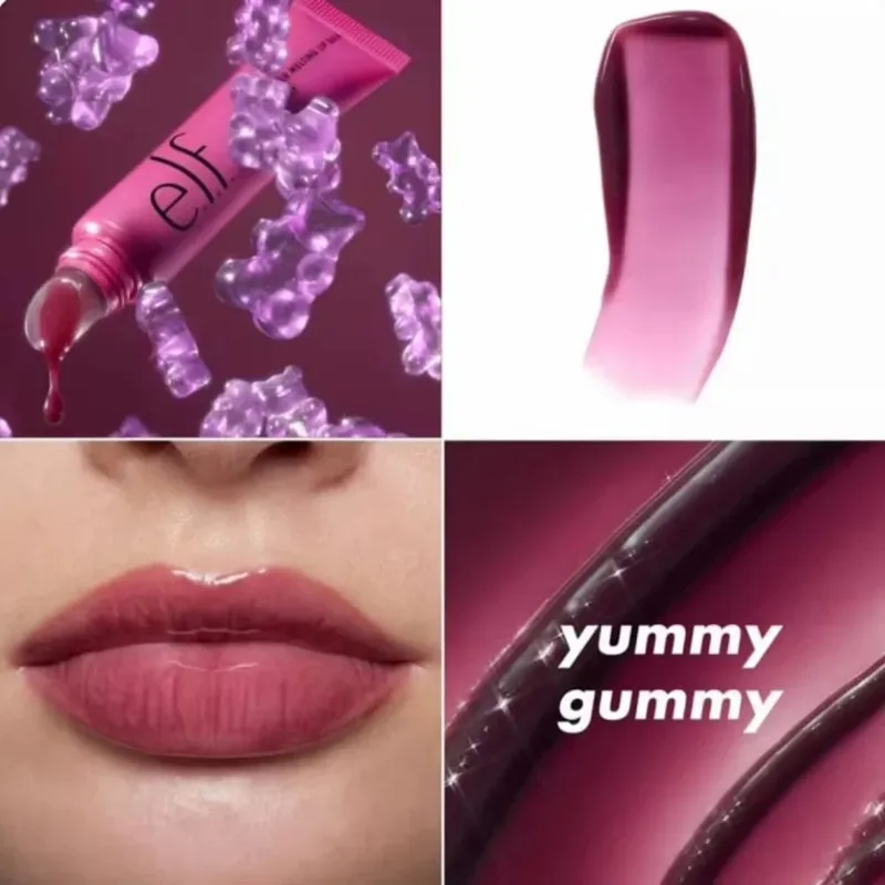 ELF Lip Gloss Natural Shine&Blush Υγρό Αδιάβροχο και Ανθεκτικό στον Ιδρώτα Εύκολα μουτζουρωμένο Ελαφρύ και μακράς διαρκείας μακιγιάζ — image 21