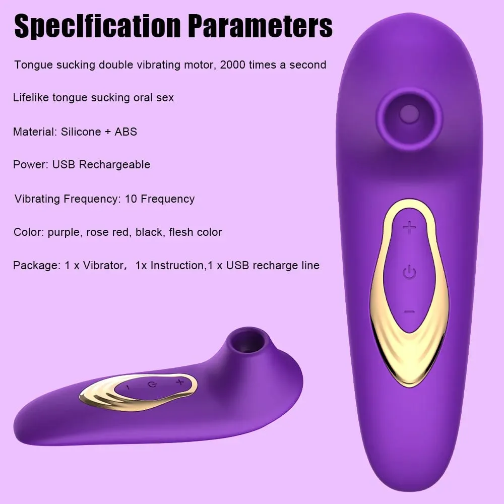 Powerful Vacuum Pulse Clitoral Sucking Vibrator Nipple G Spot Oral Massager USB Rechargeable Waterproof Adult Sex Toy for Women