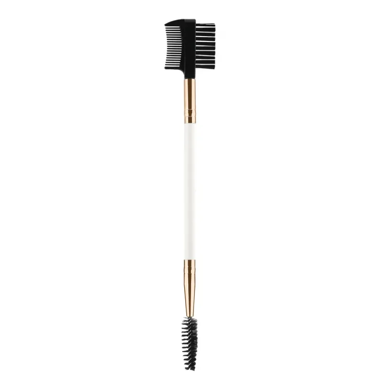 3Pcs Double-Ended Eyebrow Eyelash Brush Set with 3 Different Spoolie Brushes Makeup Grooming Tool