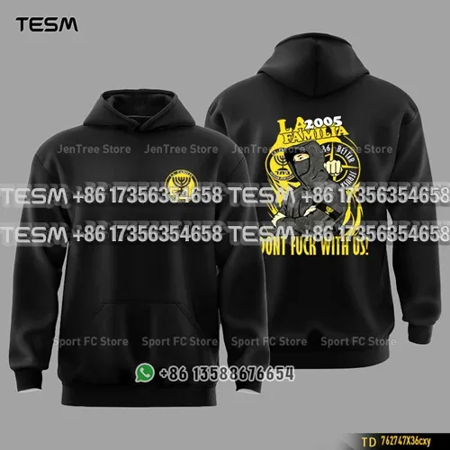 Men Beita Gothic Font Print Hoodie Oversized Street Hip Hop Pullover Sweatshirt Casual Long Sleeve Hooded Sweatshirts Men Women