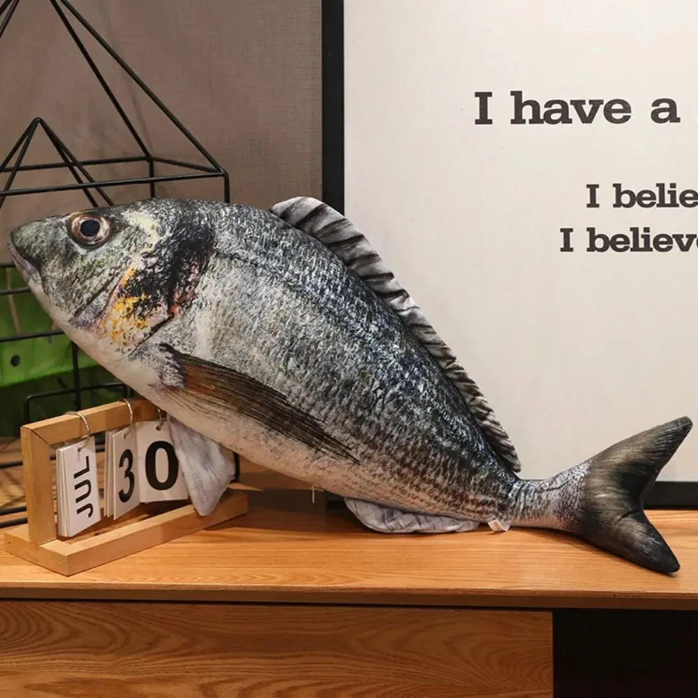 Sofa Cushion Perch Simulation Fish Pillow Grouper Stuffed Cartoon Fish Lovely Soft Fish Anime Pillow Bedroom — image 14