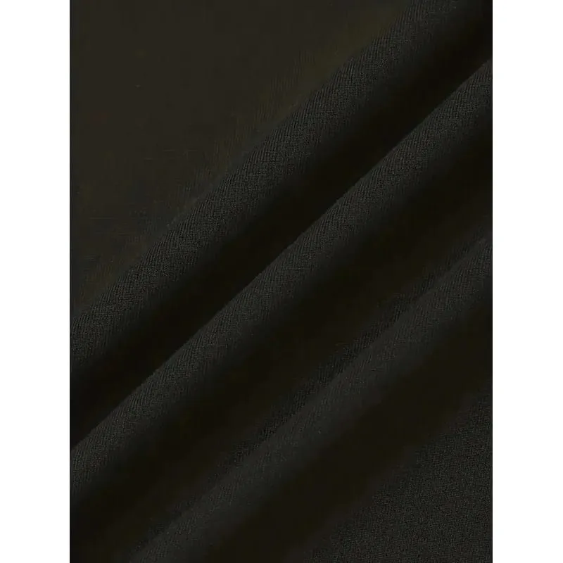 Women's Casual Short Dress Elegant Style Sun Moon Pattern round Neck Solid Color Sexy Skirt with Short Sleeves for 2026